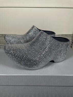 BALENCIAGA CRYSTAL TECHNOCLOG $8350 RETAIL SIZE 36